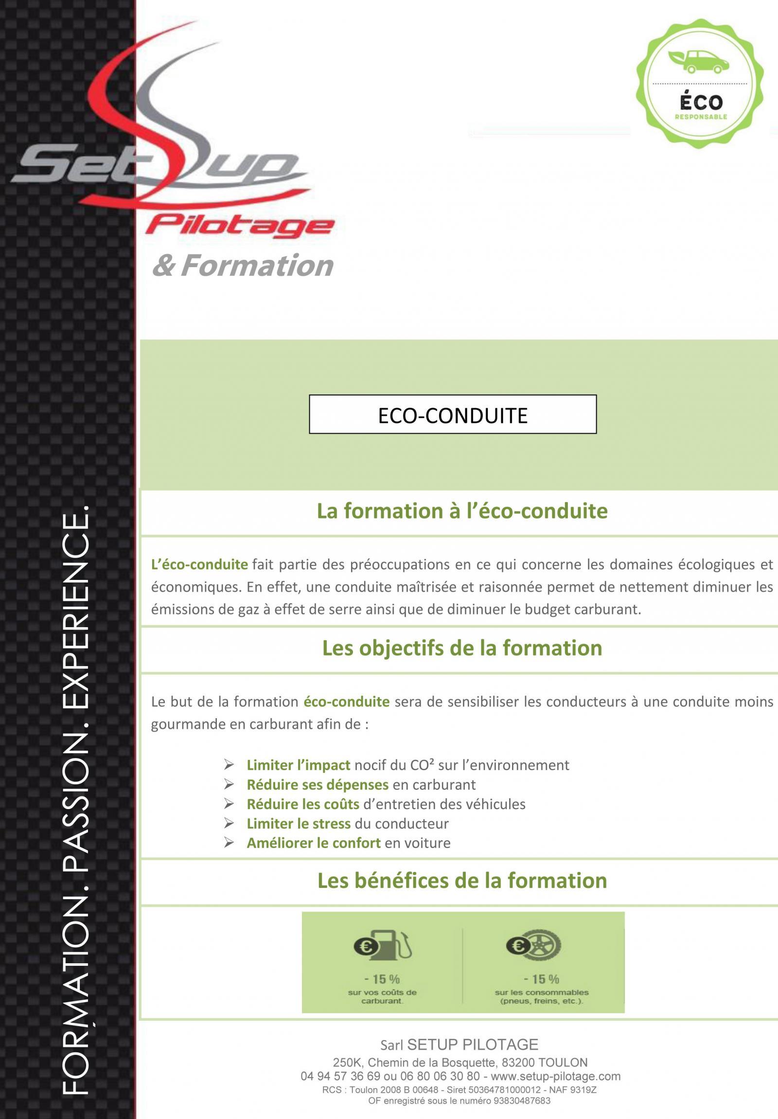 Formation eco p3 Formation eco p3